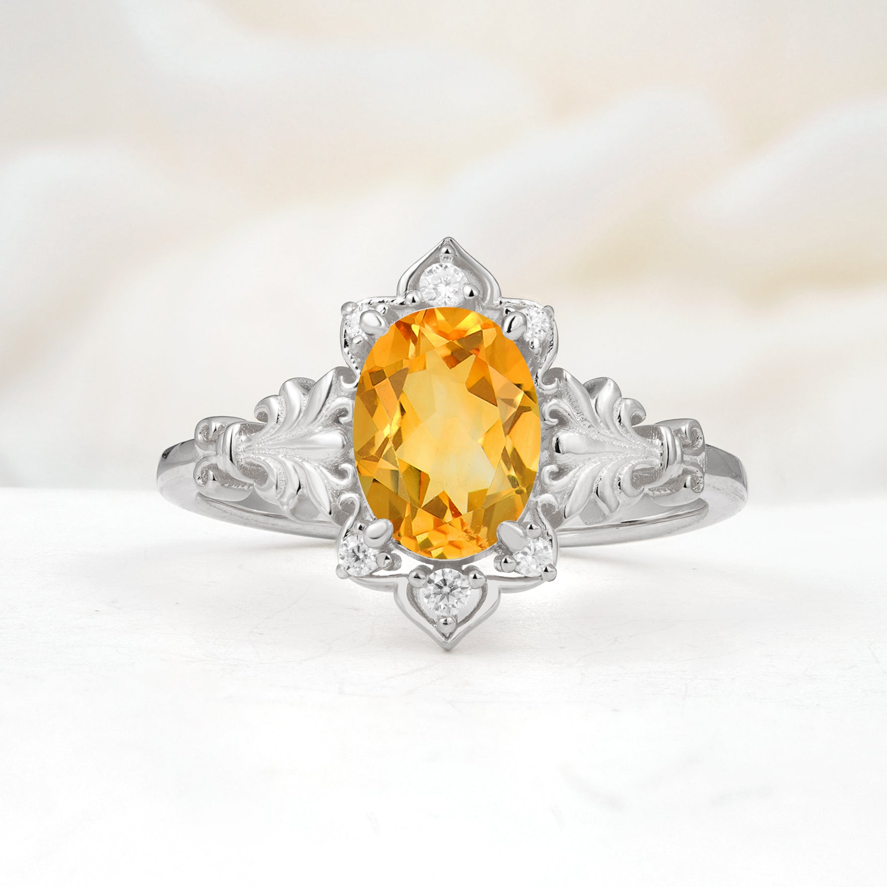 SR17618 Citrine Ring - Additional view