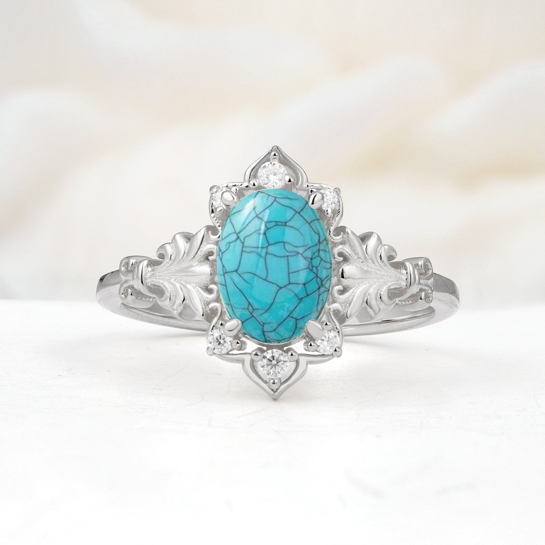SR17618 Turquoise Ring - Additional view
