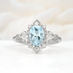SR17618 Aquamarine Ring - Additional view