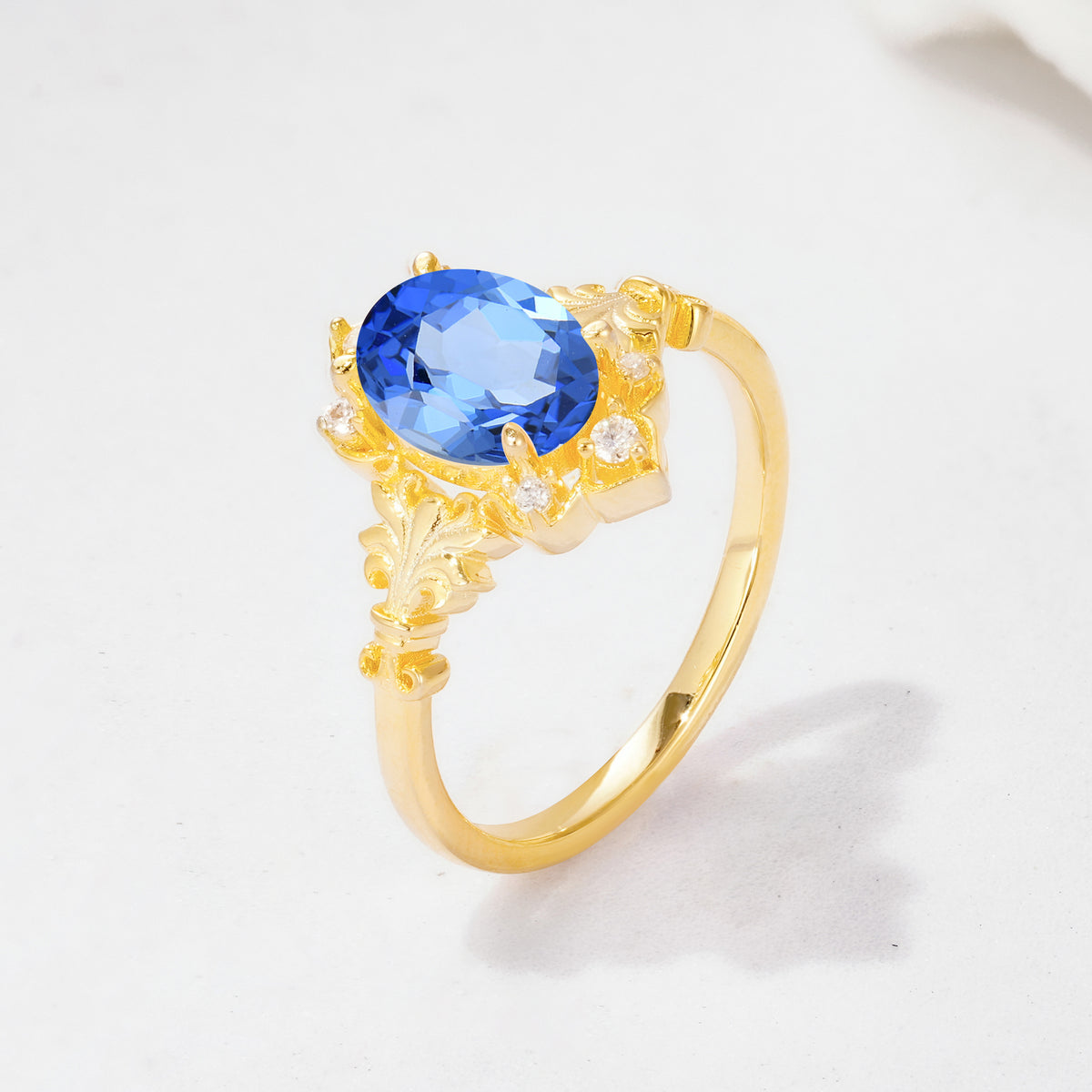 SR17618 Sapphire Ring - Additional view