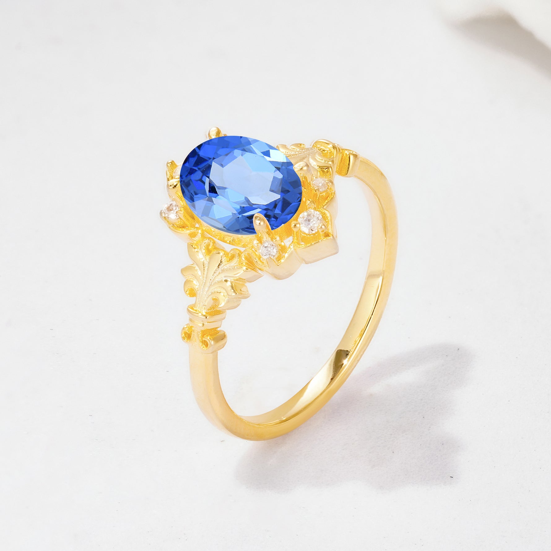 SR17618 Sapphire Ring - Additional view