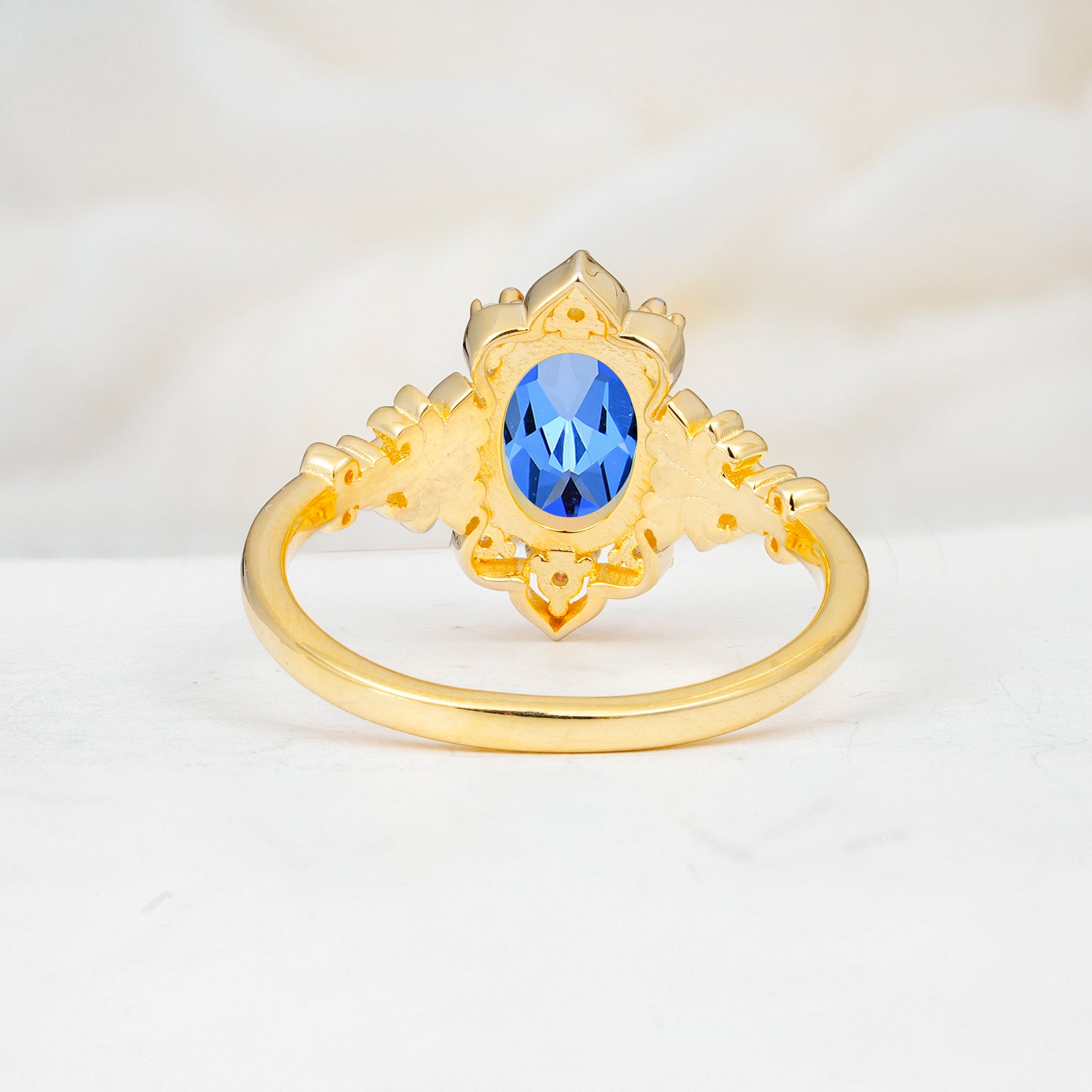 SR17618 Sapphire Ring - Additional view