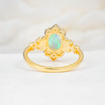 SR17618 Fire Opal Ring - Additional view
