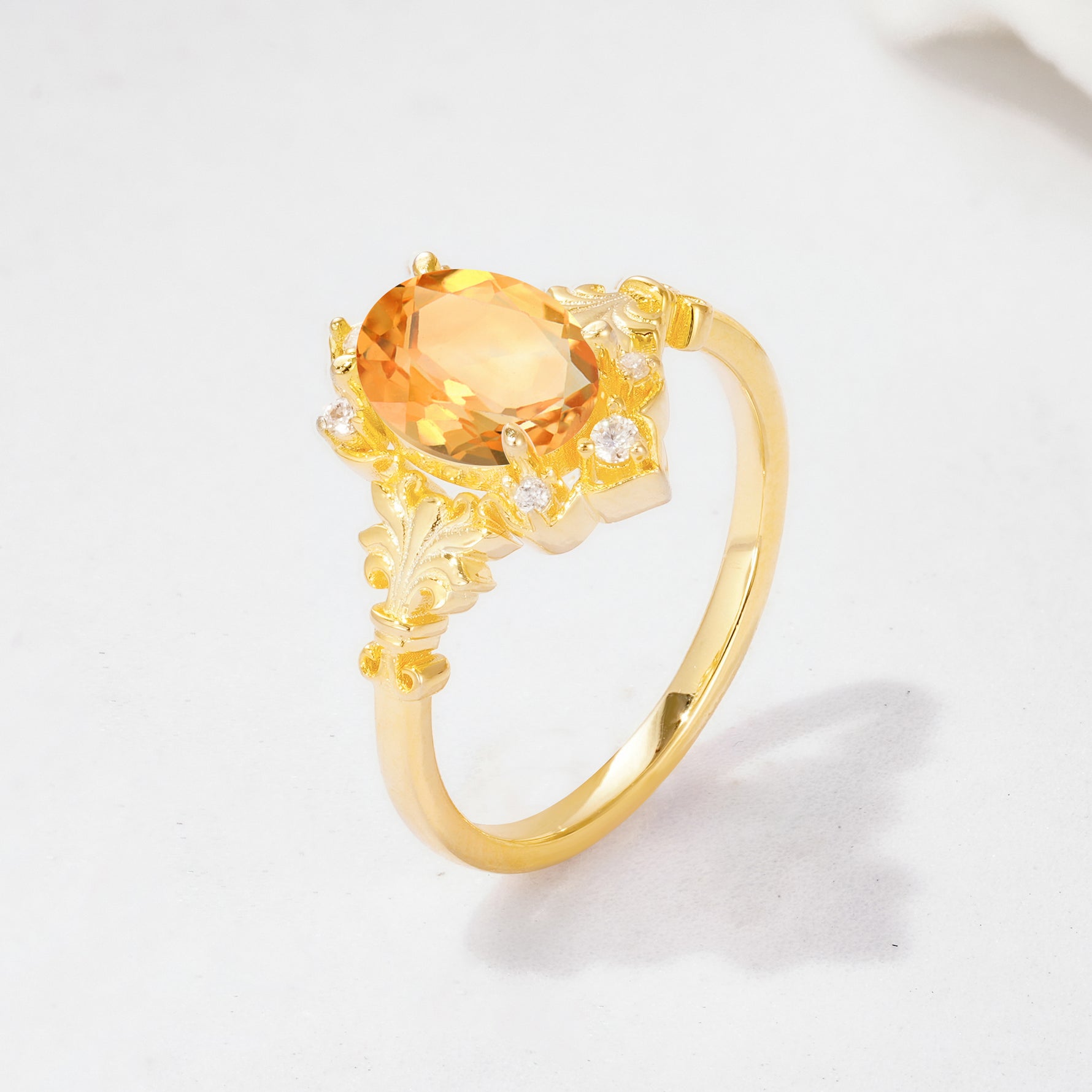 SR17618 Citrine Ring - Additional view