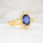 SR17618 Tanzanite Ring - White-Gold