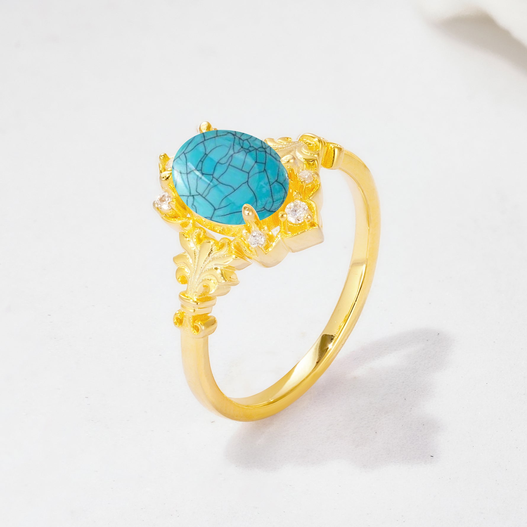 SR17618 Turquoise Ring - Additional view