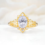 SR17618 Lab Diamond Ring - Yellow-Gold