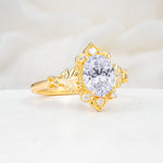 SR17618 Lab Diamond Ring - White-Gold