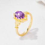 SR17618 Amethyst Ring - Additional view