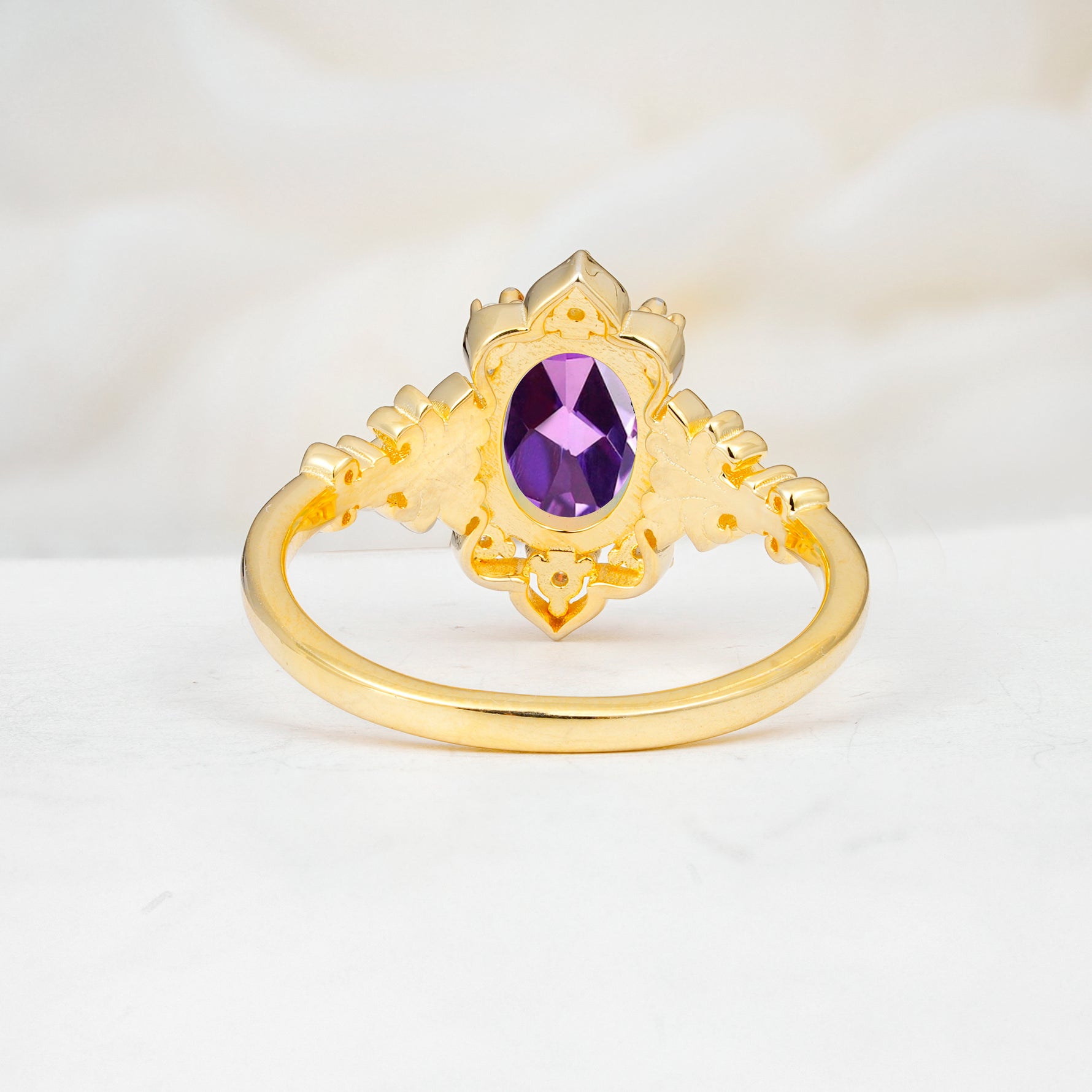 SR17618 Amethyst Ring - Additional view