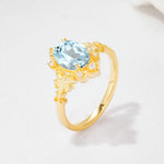 SR17618 Aquamarine Ring - Additional view