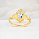SR17618 Aquamarine Ring - Additional view