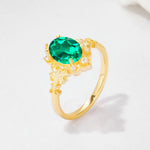 SR17618 Emerald Ring - Additional view
