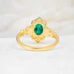 SR17618 Emerald Ring - Additional view