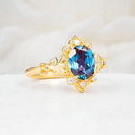 SR17618 Alexandrite Ring - White-Gold