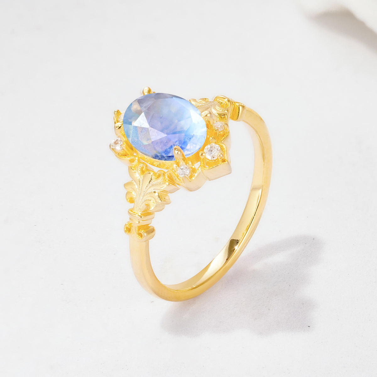 SR17618 Moonstone Ring - Additional view