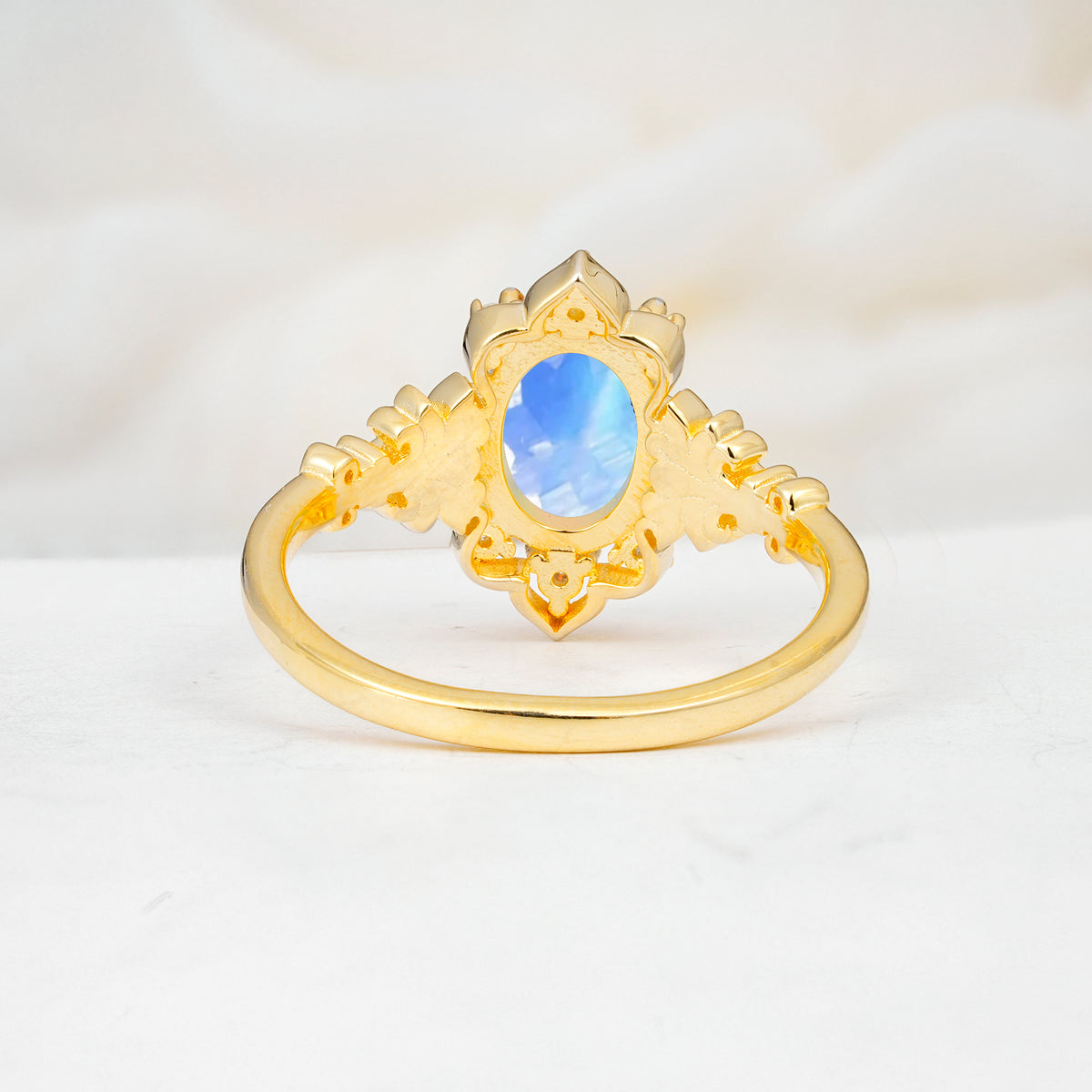 SR17618 Moonstone Ring - Additional view