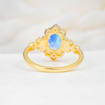 SR17618 Moonstone Ring - Additional view