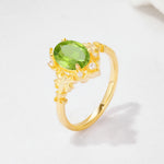 SR17618 Peridot Ring - Additional view