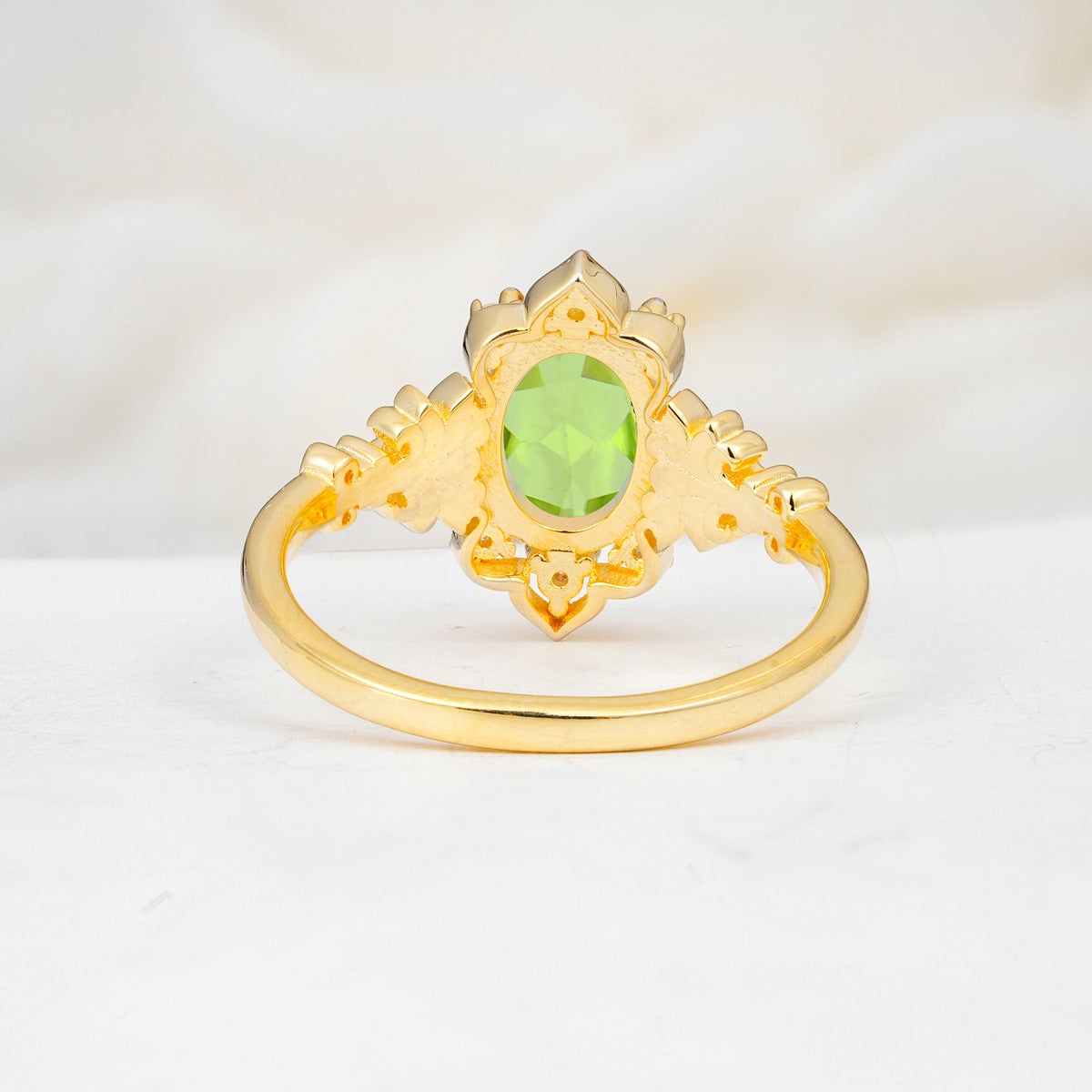 SR17618 Peridot Ring - Additional view