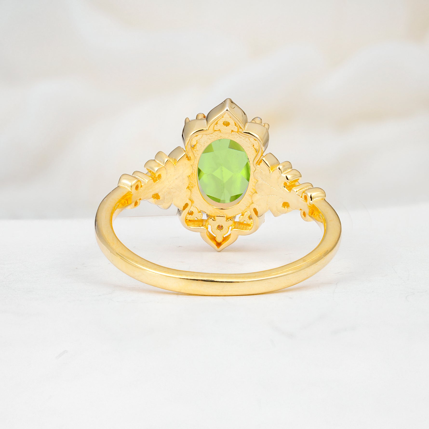 SR17618 Peridot Ring - Additional view