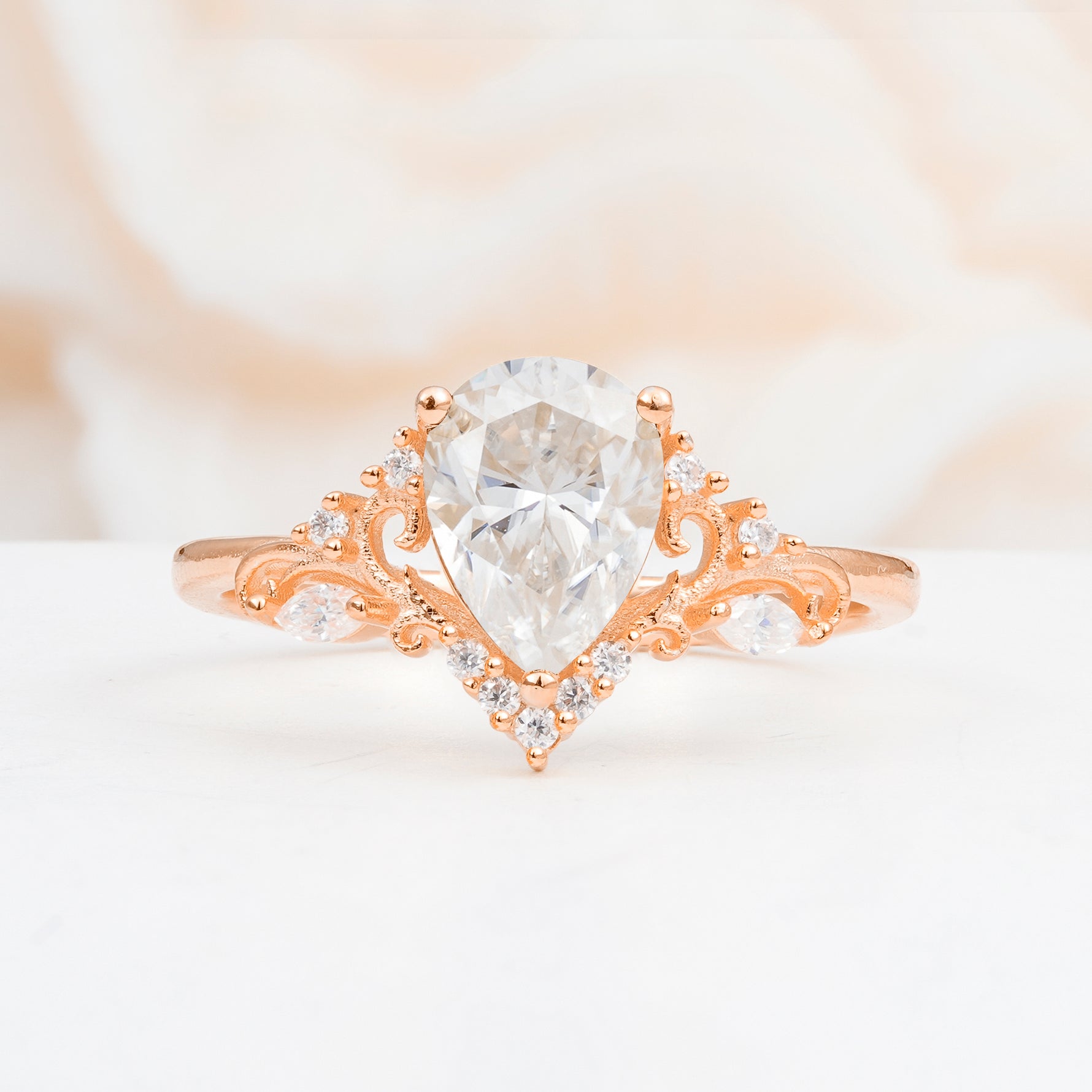 SR17625 Moissanite Ring - Additional view