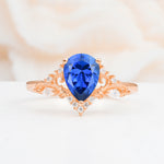 SR17625 Sapphire Ring - Additional view