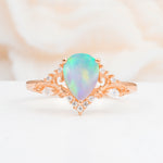 SR17625 Fire Opal Ring - Additional view