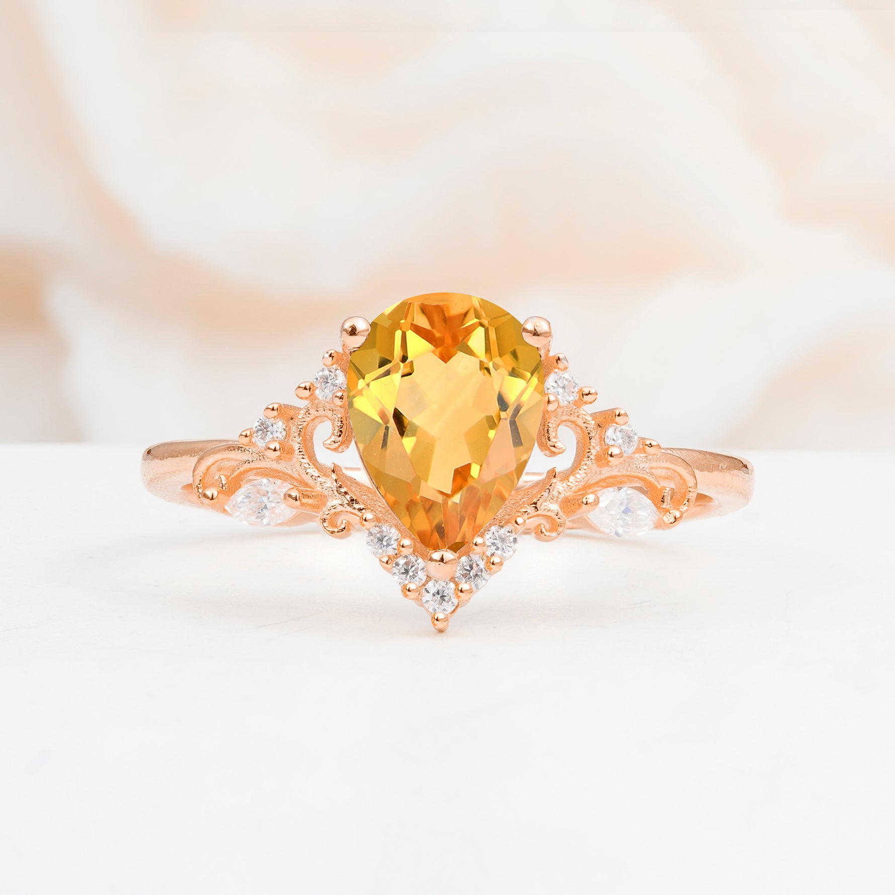 SR17625 Citrine Ring - Additional view