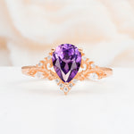 SR17625 Amethyst Ring - Additional view