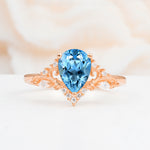SR17625 Aquamarine Ring - Additional view