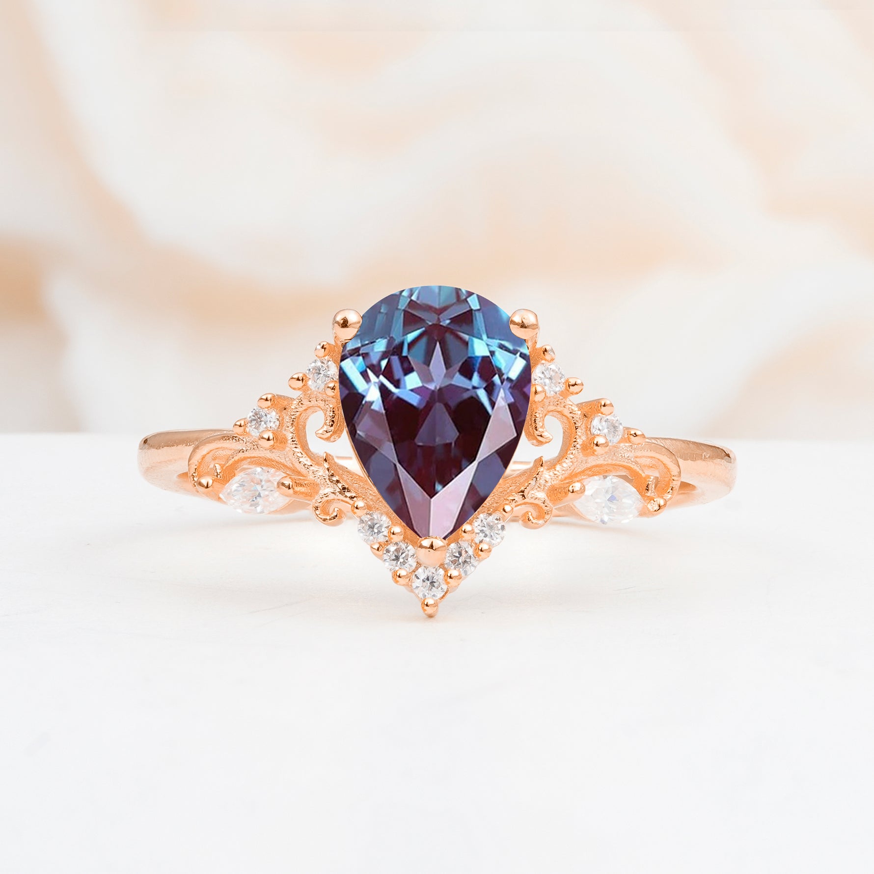 SR17625 Alexandrite Ring - Additional view
