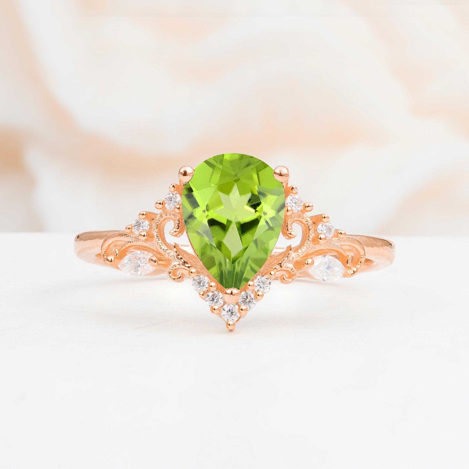 SR17625 Peridot Ring - Additional view