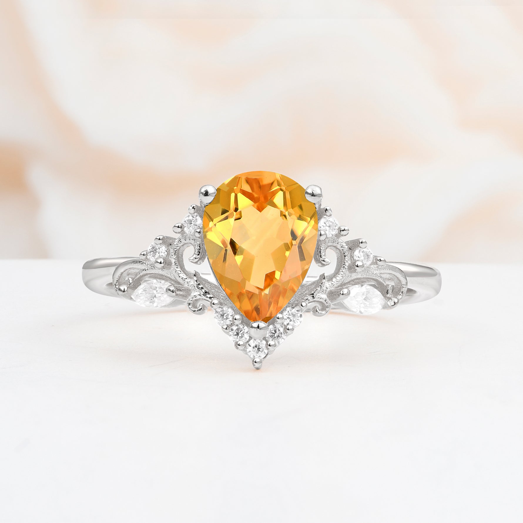 SR17625 Citrine Ring - Additional view