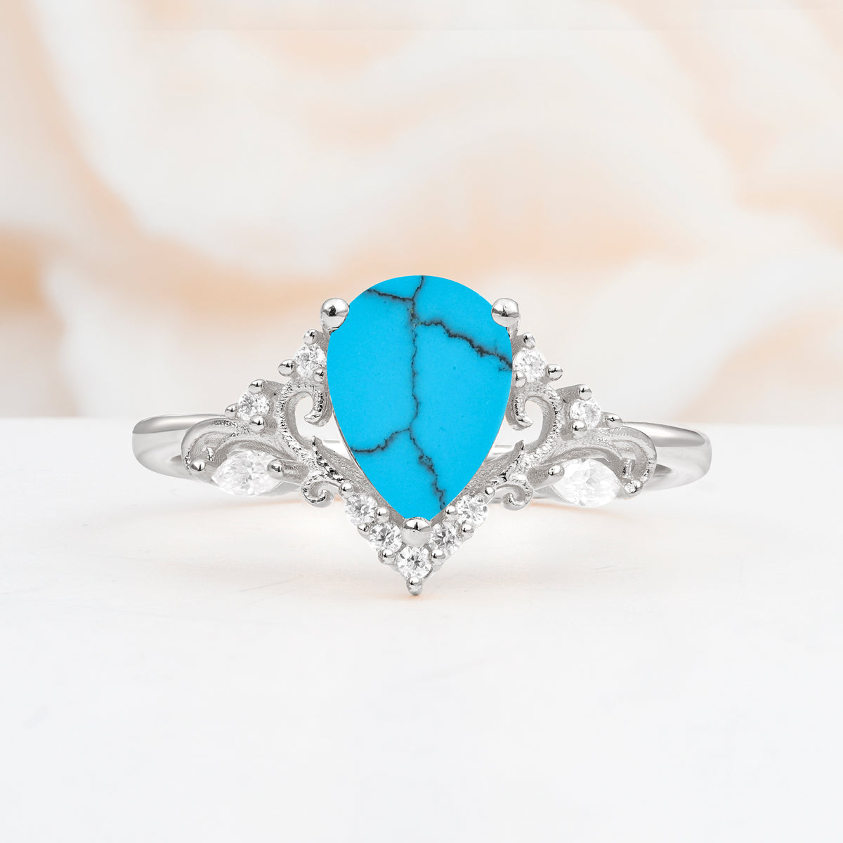 SR17625 Turquoise Ring - Additional view