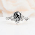 SR17625 Black Rutilated Quartz Ring - Additional view