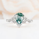 SR17625 Moss Agate Ring - Additional view