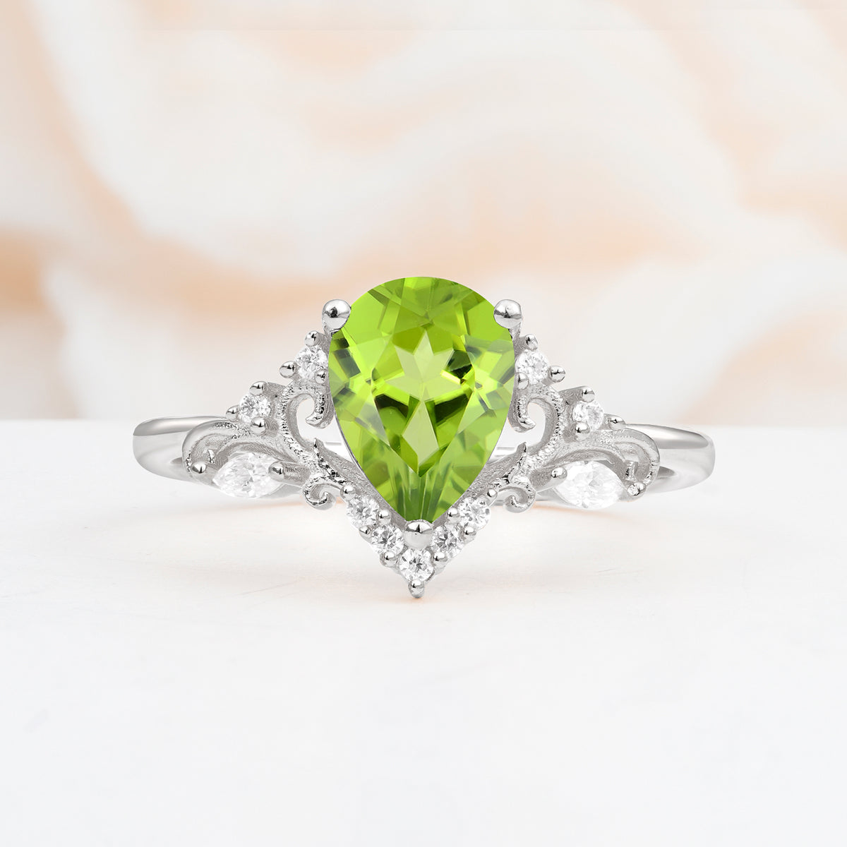 SR17625 Peridot Ring - Additional view