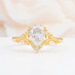 SR17625 Moissanite Ring - Yellow-Gold