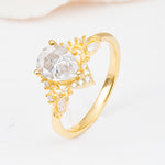 SR17625 Moissanite Ring - White-Gold