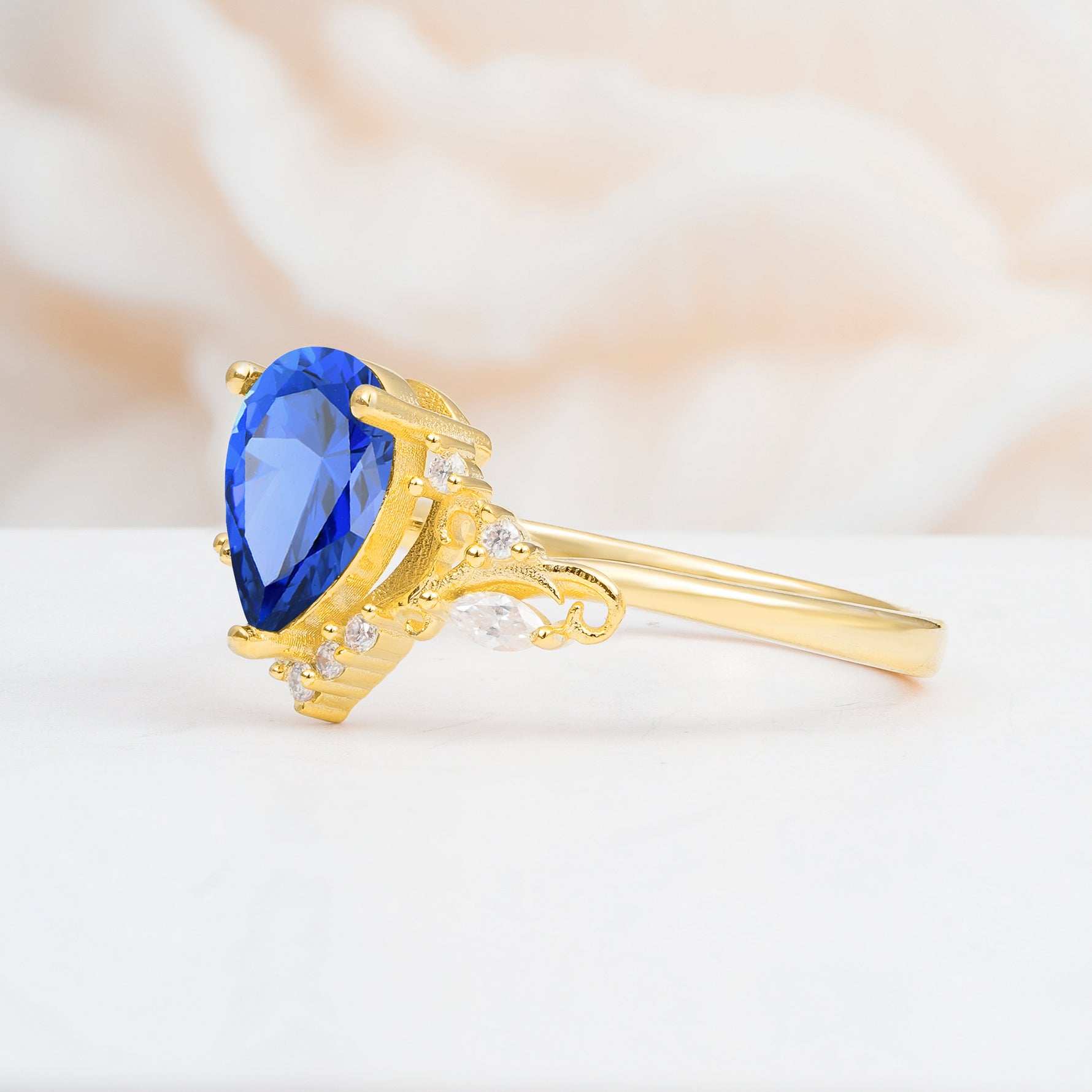 SR17625 Sapphire Ring - Additional view