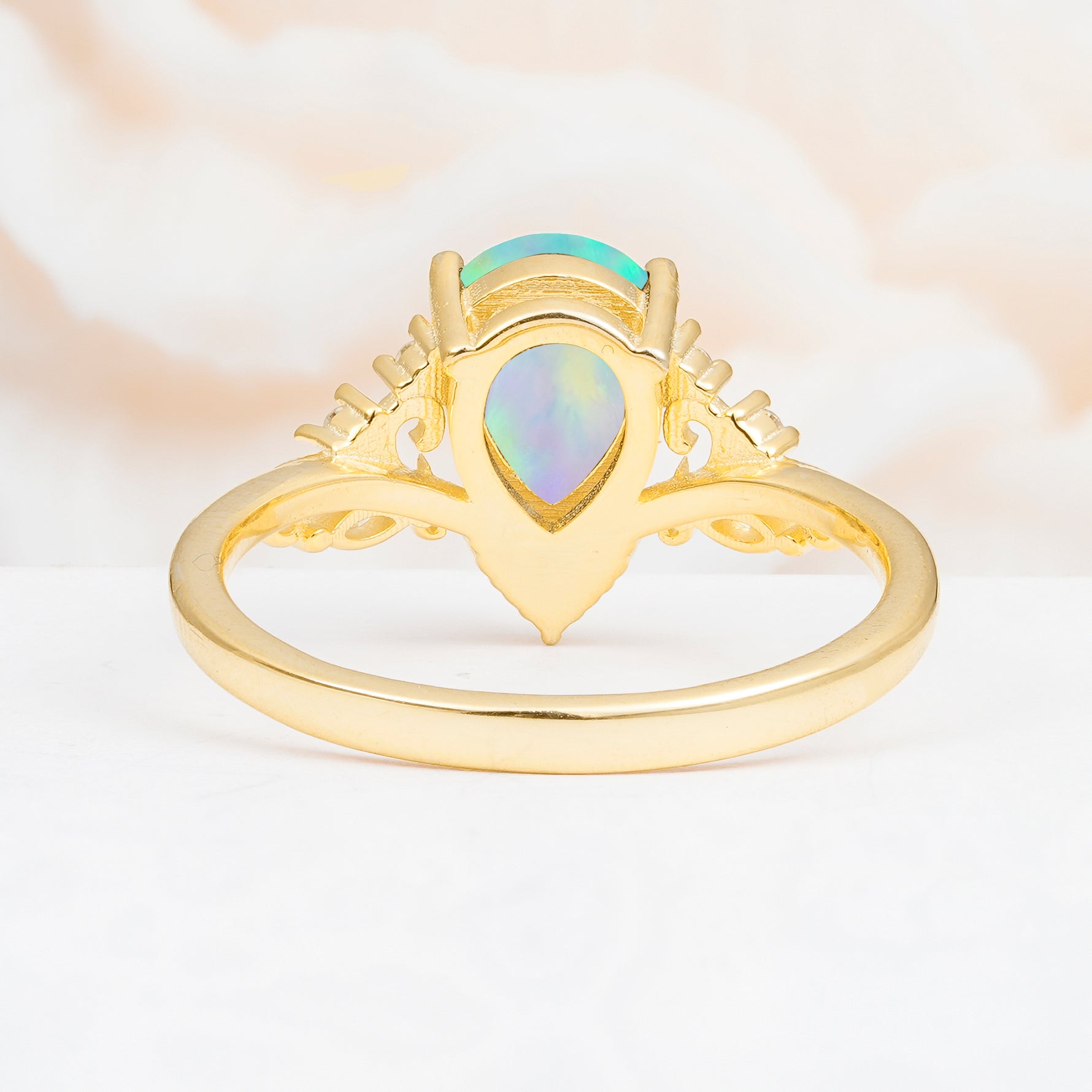 SR17625 Fire Opal Ring - Additional view