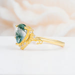 SR17625 Moss Agate Ring - Additional view