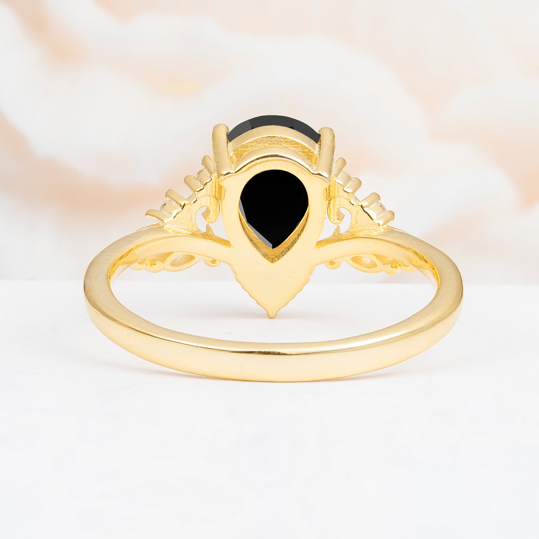SR17625 Black Onyx Ring - Additional view