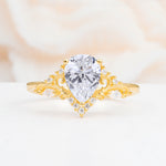 SR17625 Lab Diamond Ring - Yellow-Gold