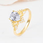 SR17625 Lab Diamond Ring - White-Gold