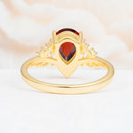SR17625 Garnet Ring - Additional view
