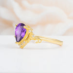 SR17625 Amethyst Ring - Additional view