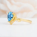 SR17625 Aquamarine Ring - Additional view