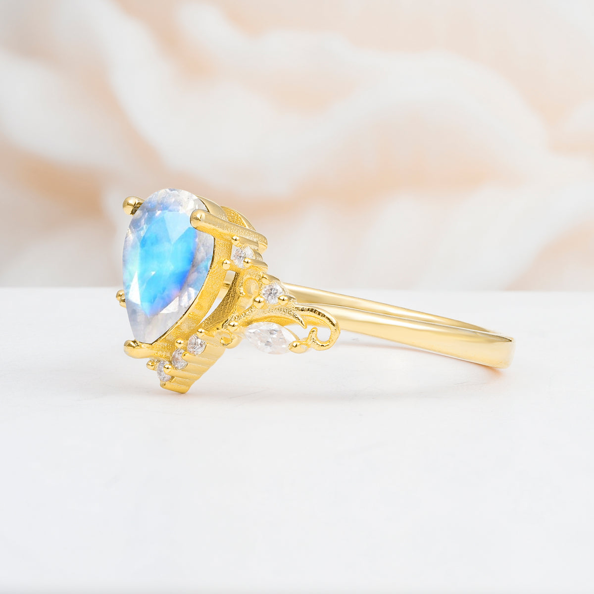 SR17625 Moonstone Ring - Additional view